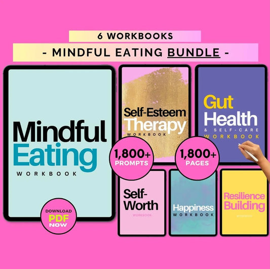 Mindful Eating Bundle - 6 Workbooks